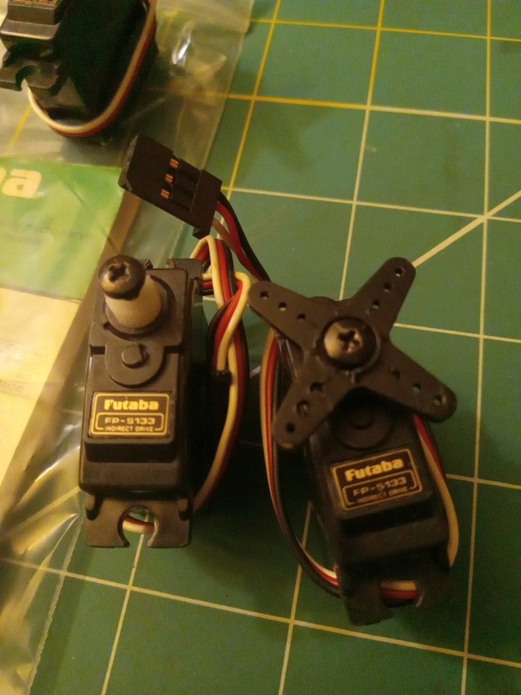 (3) FUTABA FP-S133 MICRO SERVOS