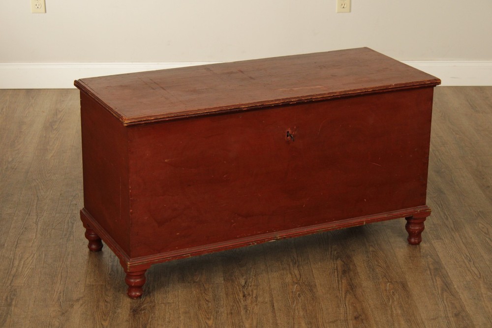 Antique 19th Century Painted Blanket Chest