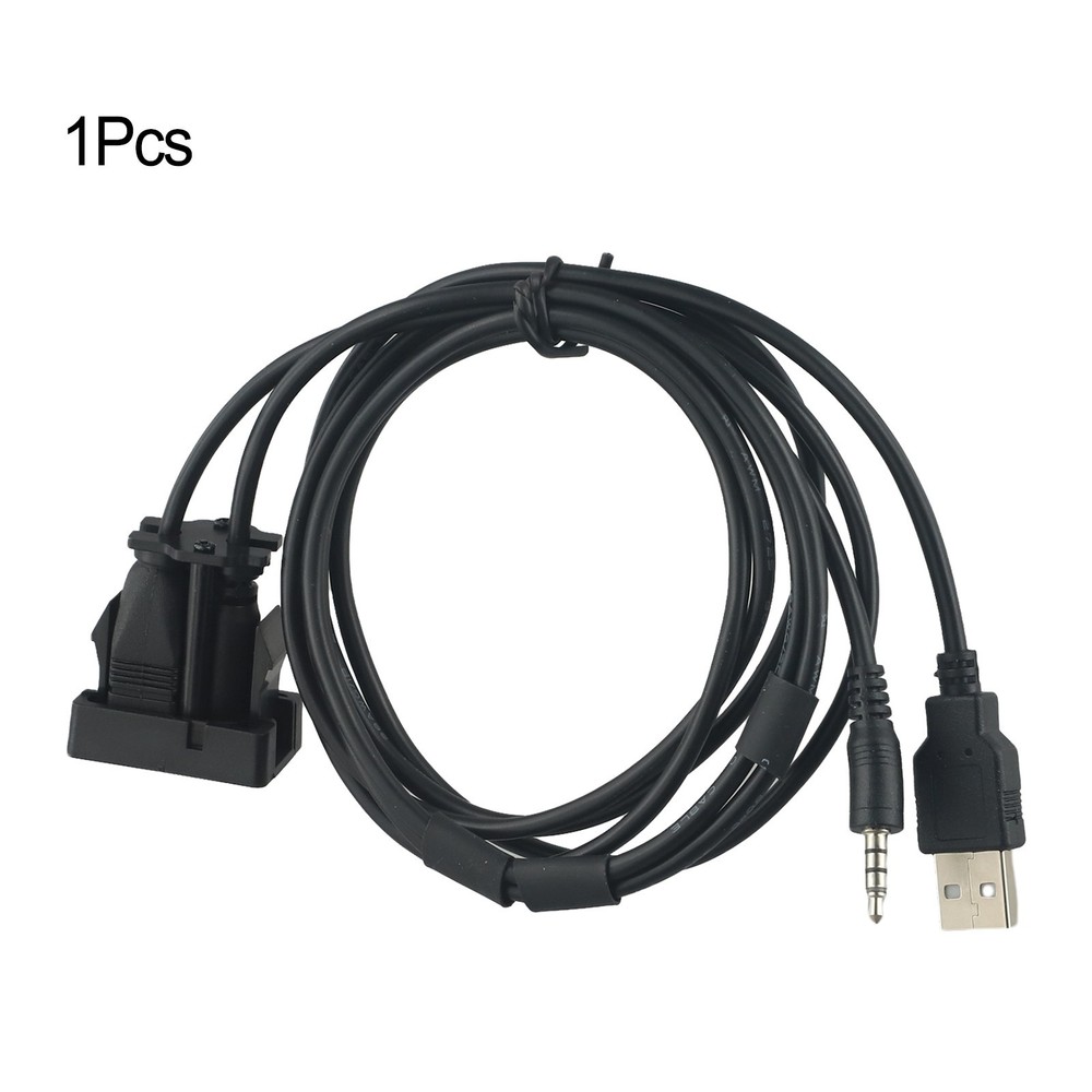 Wear Resistant Car USB AUX Panel Mount with High Speed Data Transmission