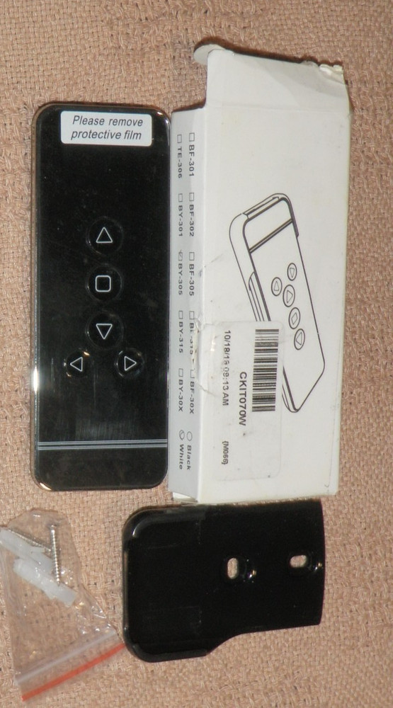 BF-305 RF 433.92 Motorized Blinds Transmitter, 5 Channel