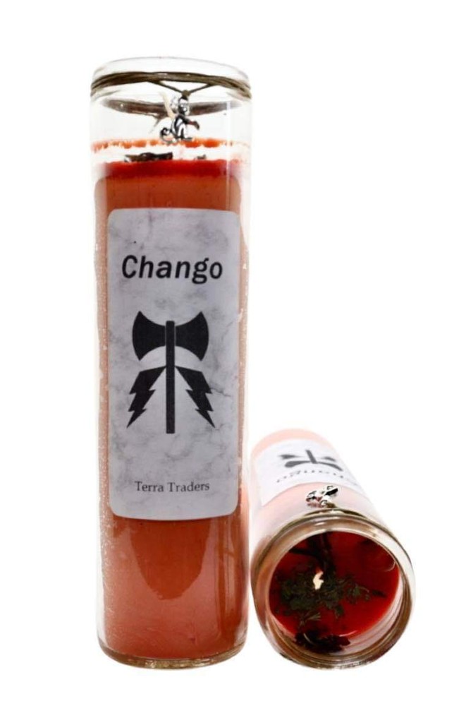 Chango Hoodoo Orisha Candle