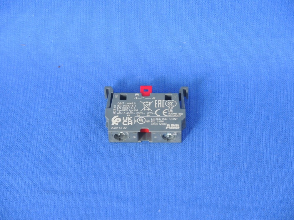 ABB MCB-01 Contact Block, NC (New)