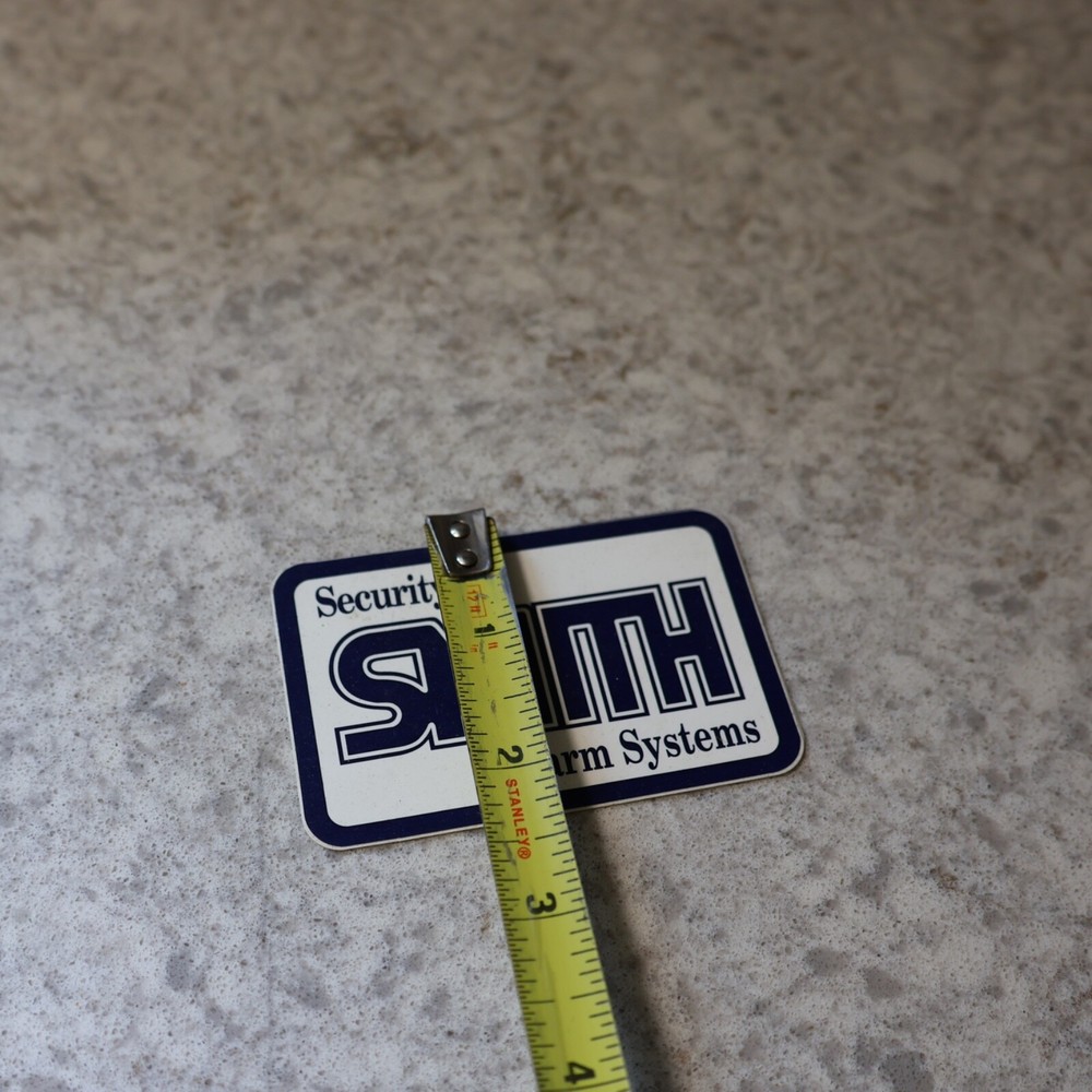Security by SMITH Alarm Systems Sticker