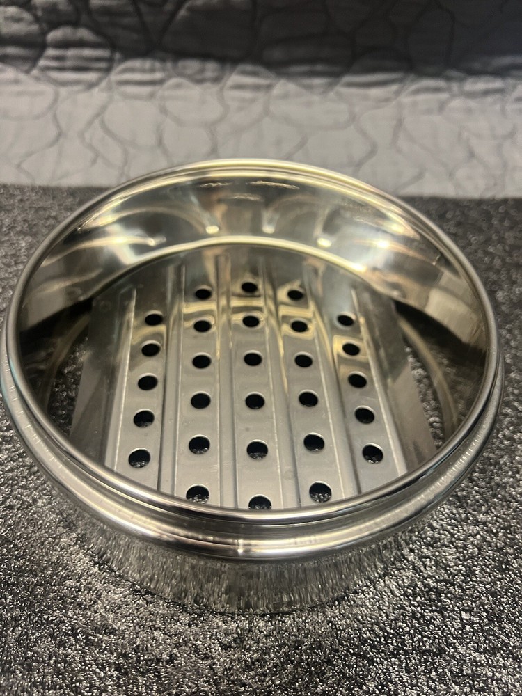 Steamer Tray Stainless Steel 4 1/2" Heavy Duty 1.75" DEEP