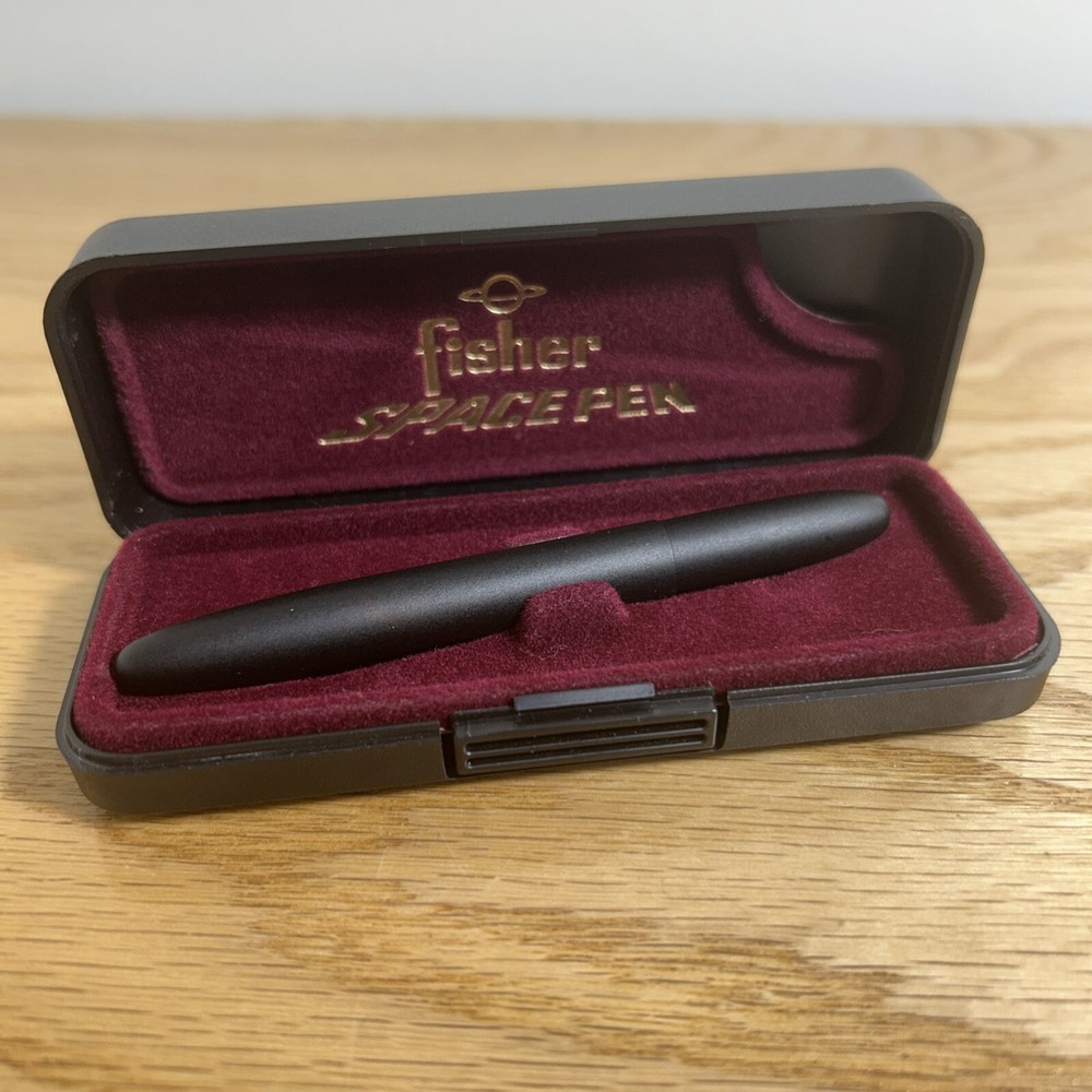 Fisher Space Black Pen & Case