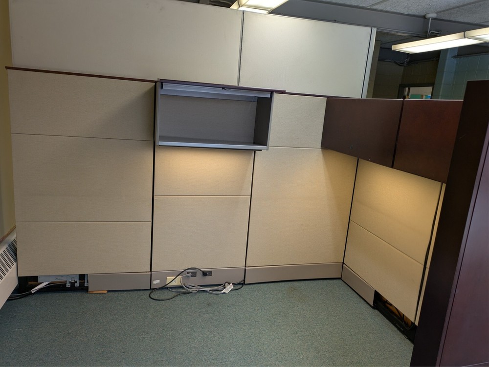 Herman Miller Ethospace office panels -- three cubicles