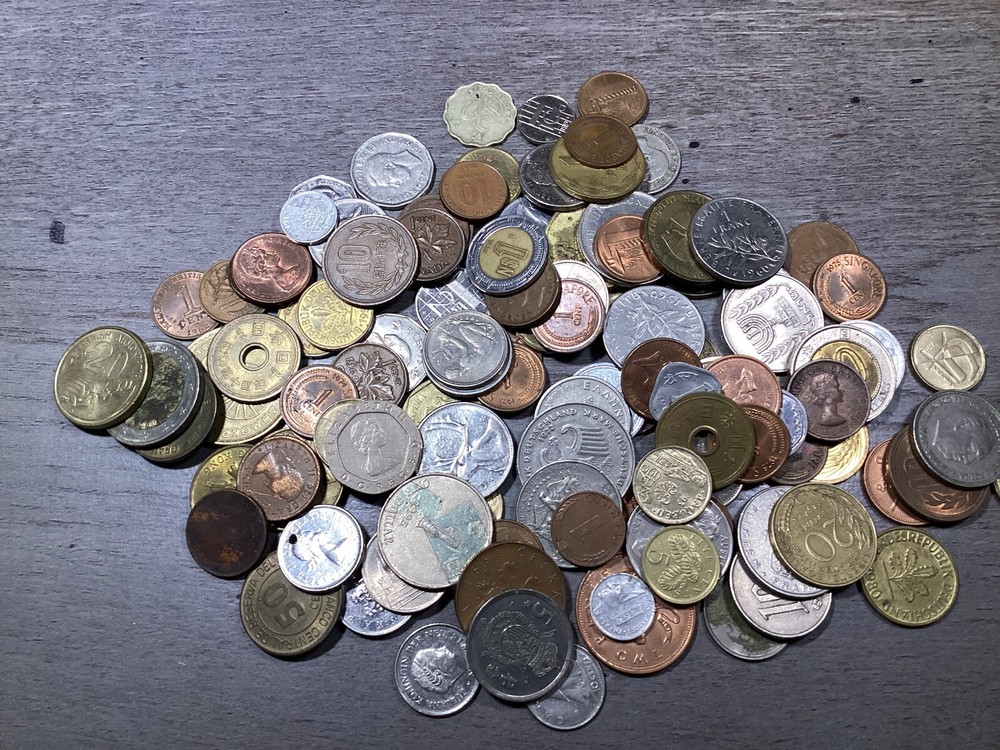 World Coins Assorted Countries One 1 US Lbs 090323 92td