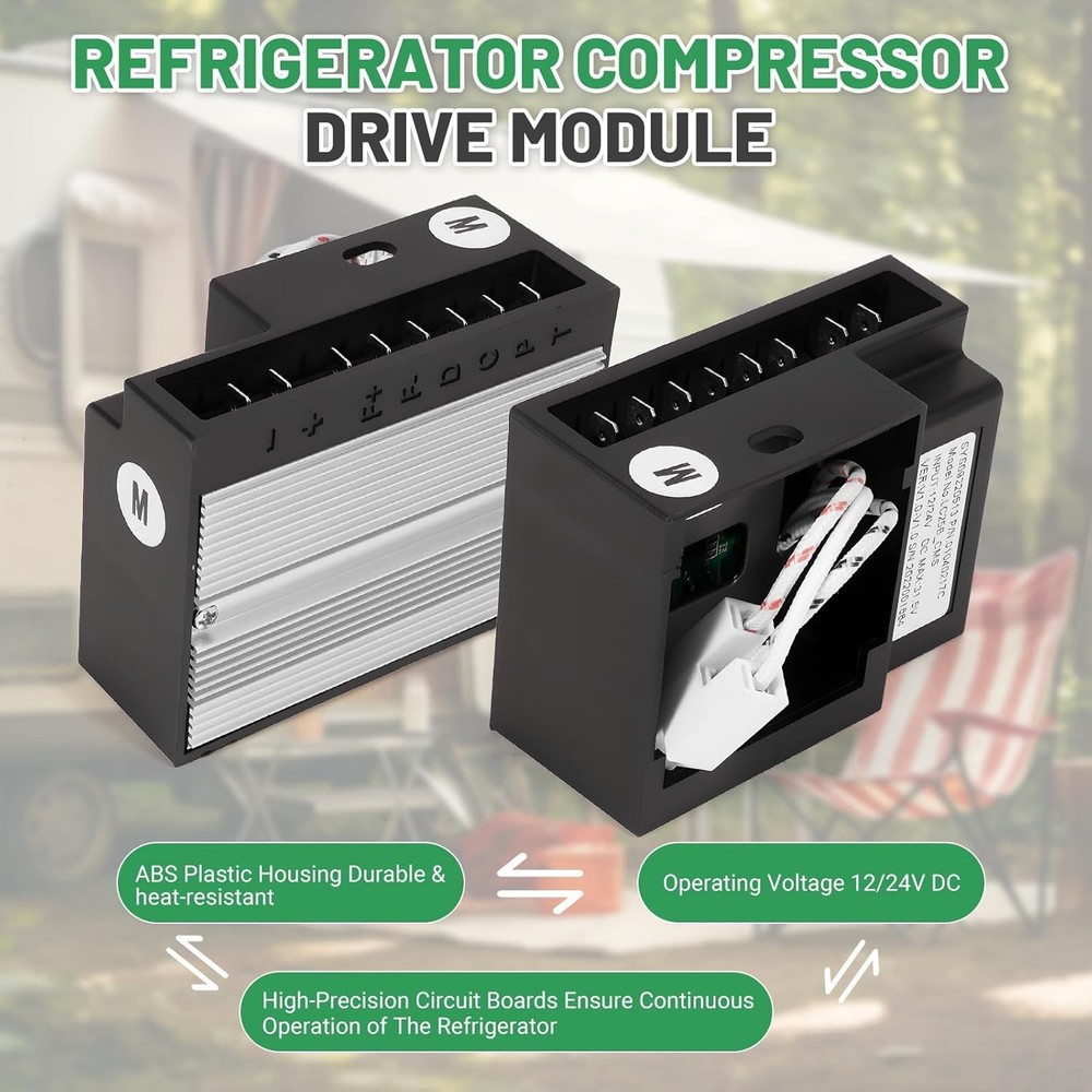 Universal 12V/24V DC Car Refrigerator Compressor Drive Module - Frequency
