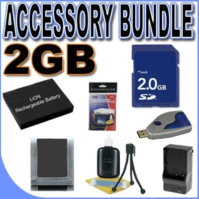 BigVALUEInc Accessory Saver 2GB NB-2L Lithium Ion Battery/Rapid External...