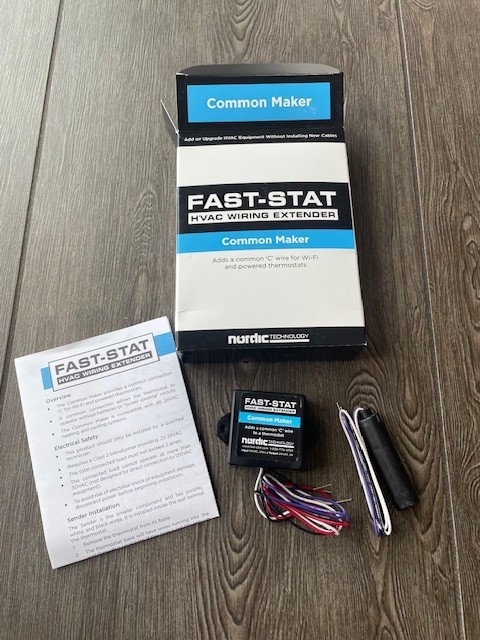 Fast-Stat Common Maker: Add a C Wire to Existing HVAC Wiring