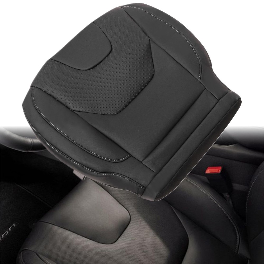 NLQR Driver Side Bottom and Top Lean Back Replacement Perforated Leather Seat...