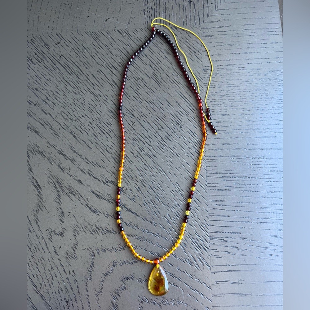 Beautiful amber necklace