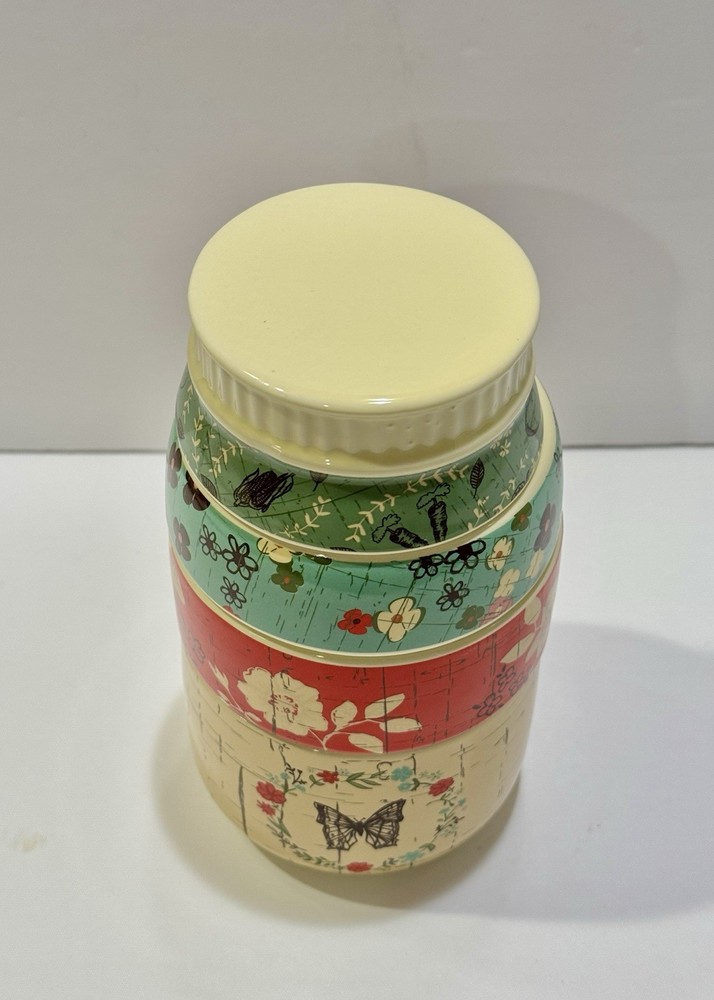 Stoneware Stackable Measuring Cup Set Designed By Eclectic Artist Amylee Weeks