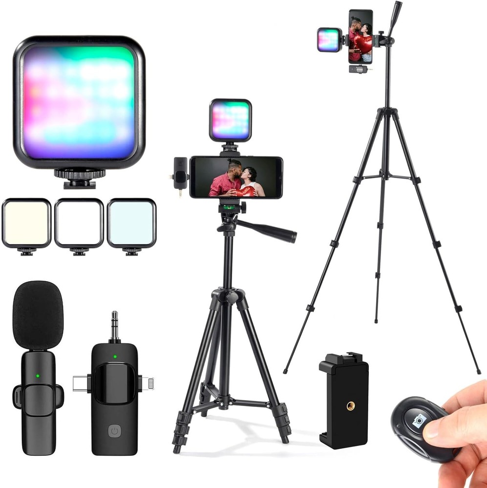 Vlogging Kit for iPhone,YouTube Starter Kit,Youtuber Kit Beginner Content Cre...