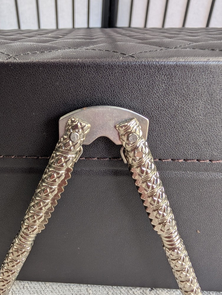 Vintage Silver Toned Shell Nut Cracker 5" Works