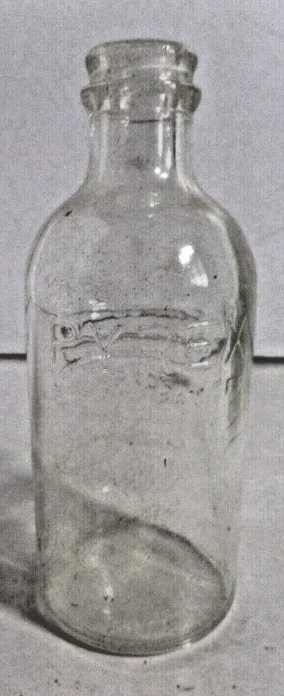 Pyrex embossed bottle antique EMPTY