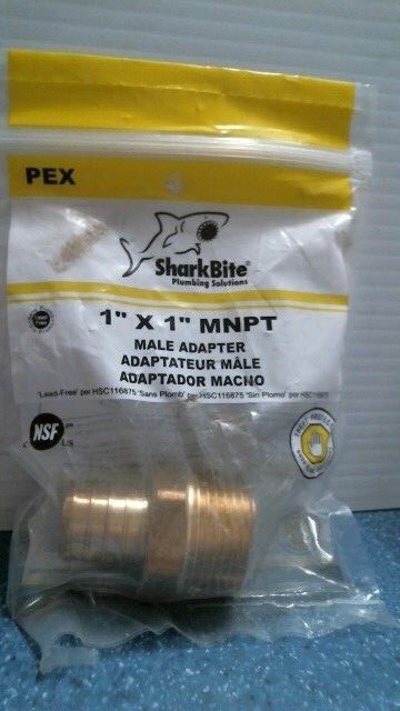 Sharkbite  1" X 1"  Male Adapter (UC14OLFA)  FS