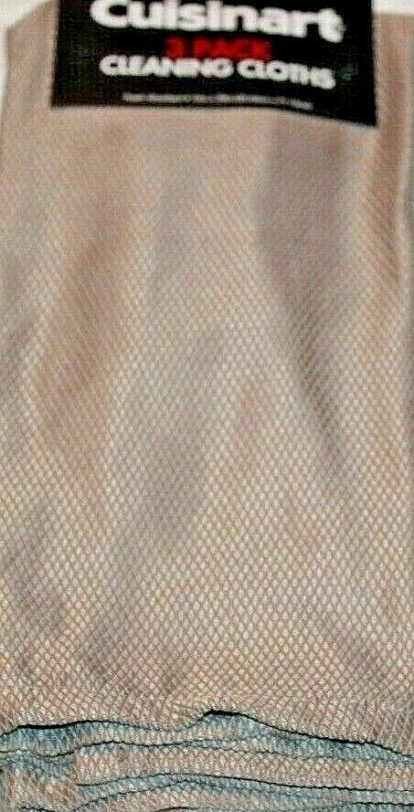 Cuisinart 3 Pack Brown Cleaning Cloths  16 x 28"