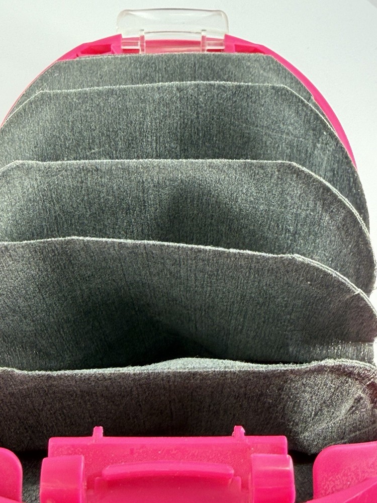 Discgear Pink Hard Plastic Clam Shell Two Sided CD DVD Holder