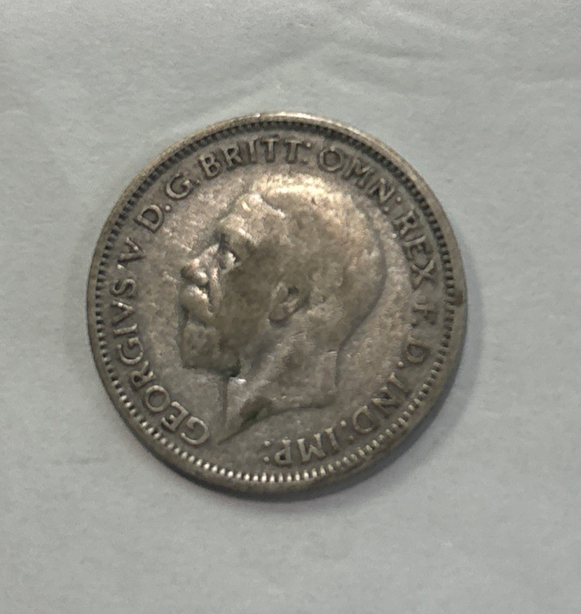 1934 British Silver! 6 Pence! ENN Coins