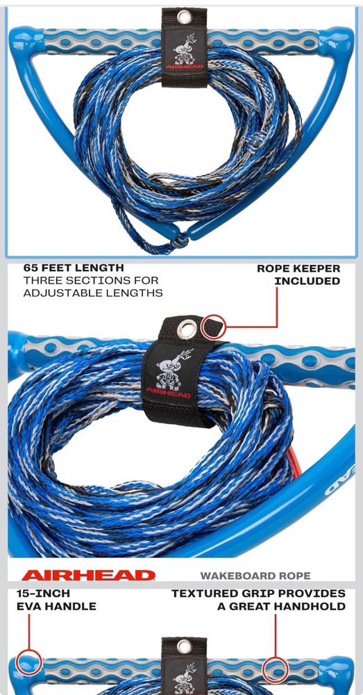 AIRHEAD Wakeboard Rope 65 ft