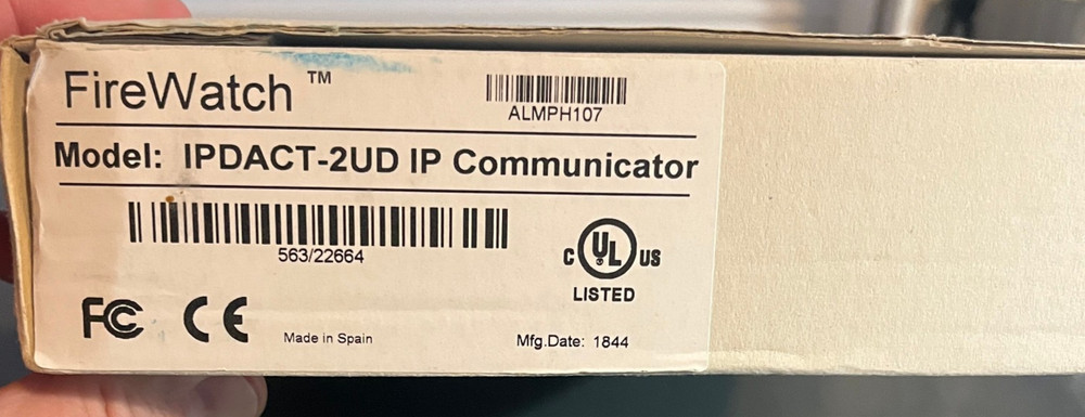 FIREWTACH IPDACT-2UD IP COMMUNICATOR NEW IN BOX NEVER PROGRAMMED NOS FIRE ALARM