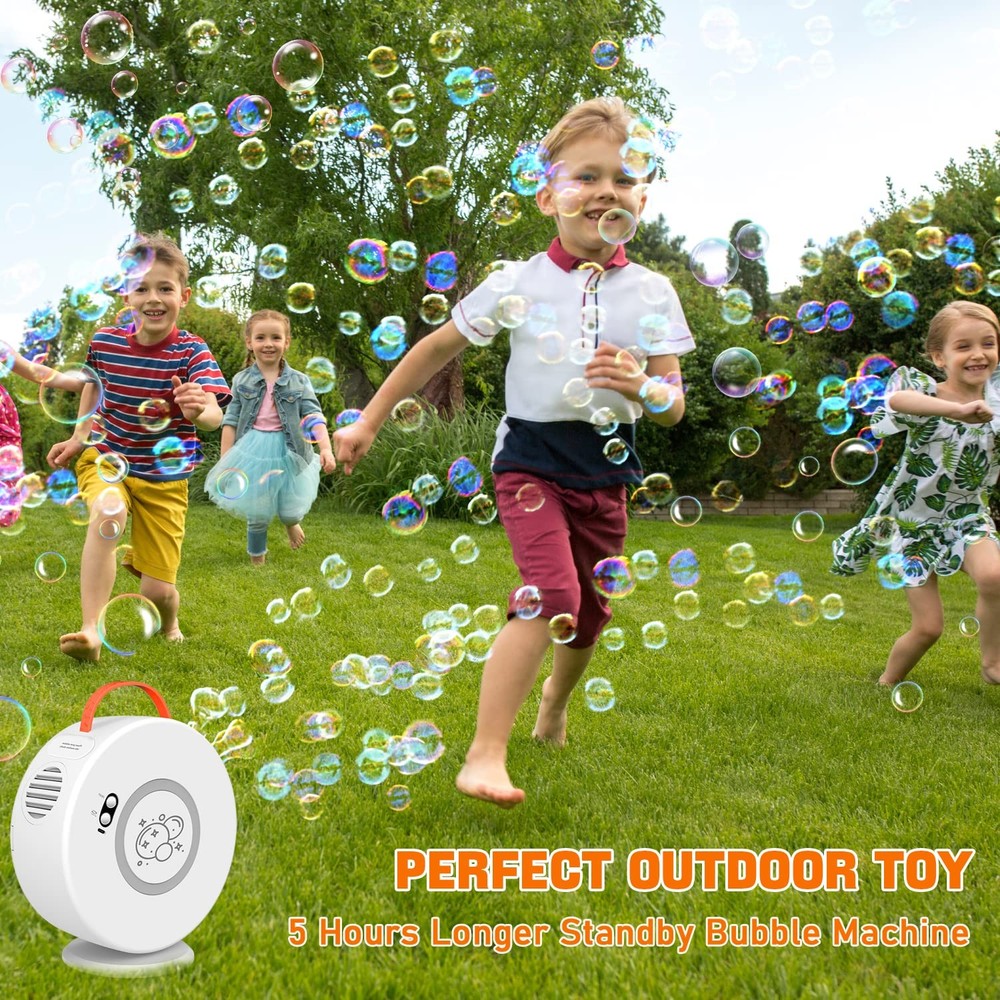 Bubble Machine Automatic Bubble Blower for Kids Toddlers Bubble Maker Electri...