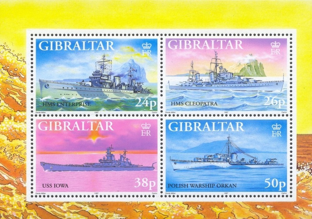 Gibraltar Scott #'s 732 MNH