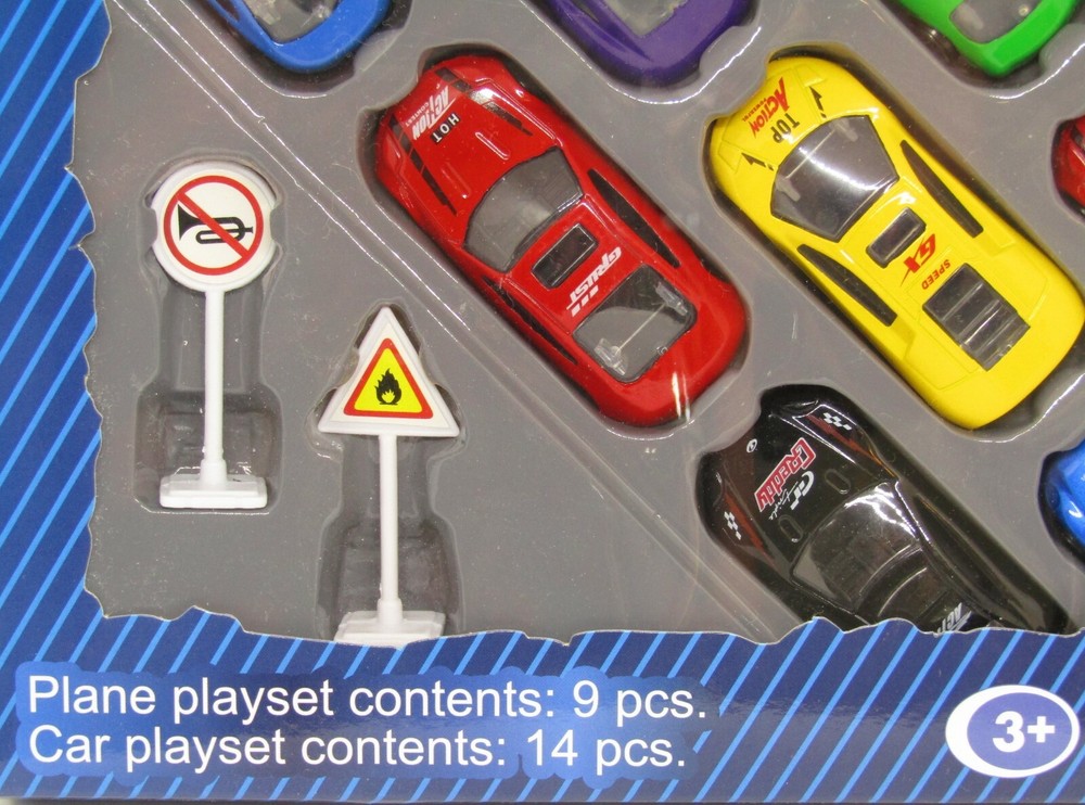 Die Cast Vehicle 9 Piece Set. New.
