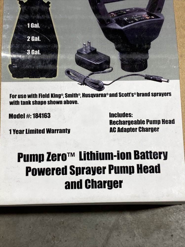Pump Zero Sprayer Power Head Kit 184163 New