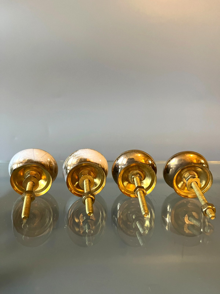 Vintage Clock Face Cupboard Knobs set of four