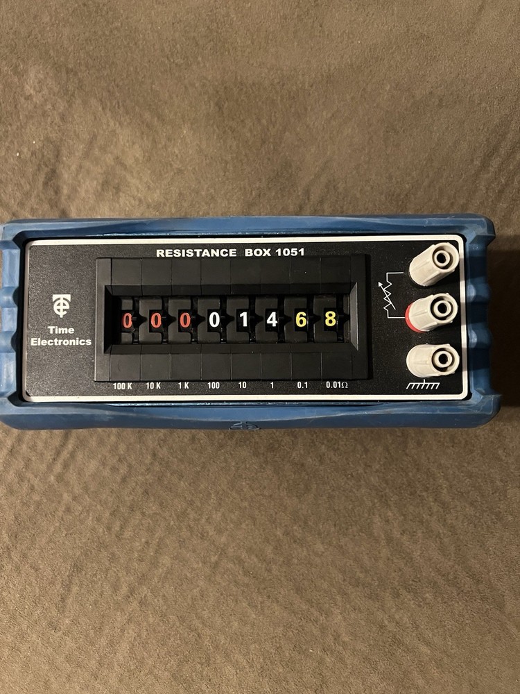 Time Electronics 1051 Resistance Decade Box, 6 Decades, 0.01Ω-1MΩ