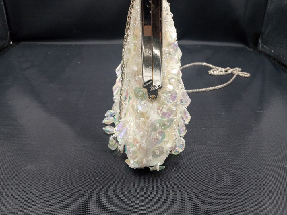 Vintage Rainbow Pearl Bead Purse