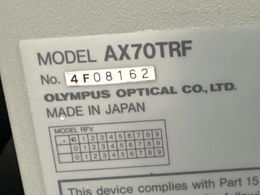 Olympus PROVIS AX70 Compound Fluorescent Microscope AX70TRF U-MCB U-PS U-HSTR ++
