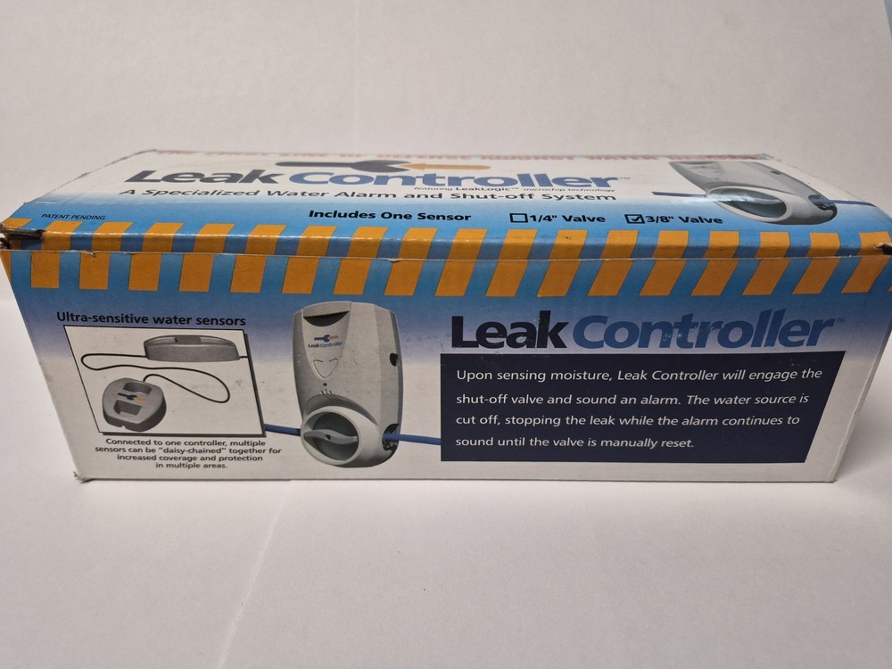 LCS-38 Leak Controller 3/8" Water Shut-Off System w/ Sensor – New in Box