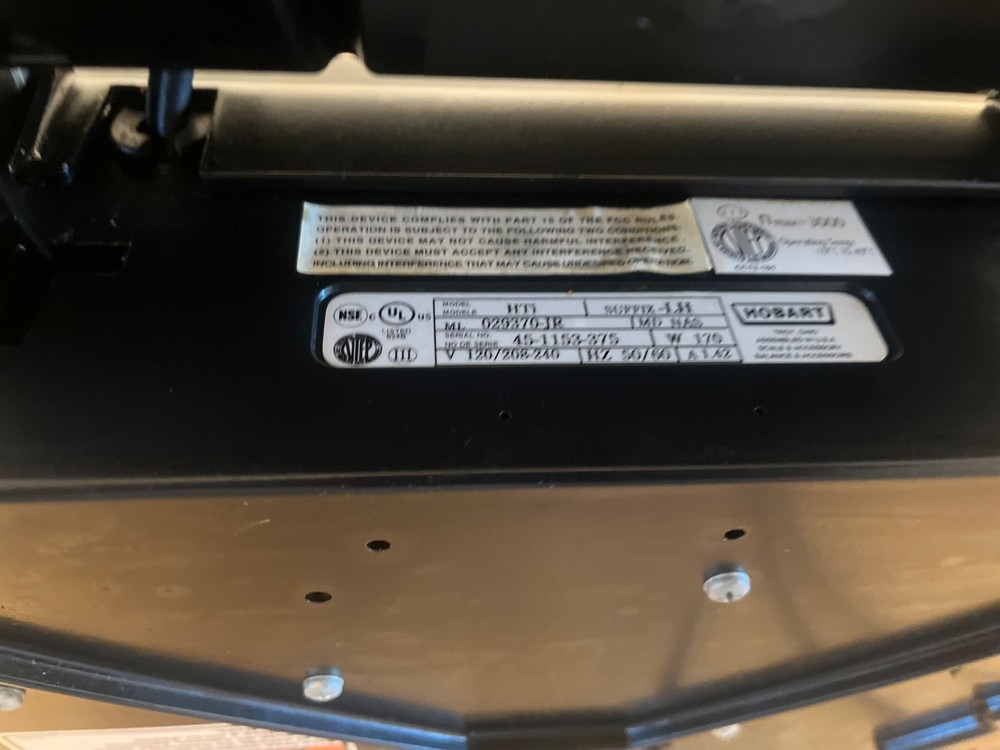 Hobart HTi Scale With Printer, Used Operator Screen & No Customer Display
