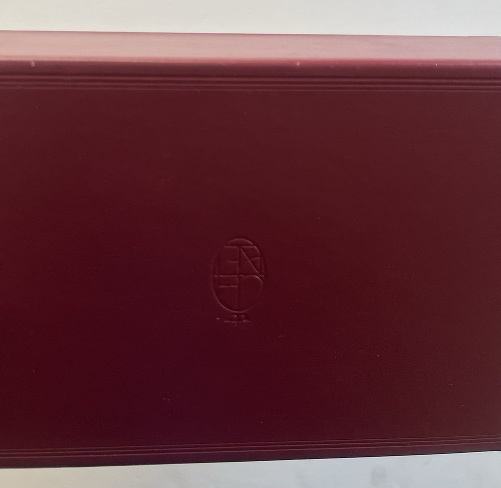 Authentic Jacques Marie Mage Last Frontier Red Leather Box Only