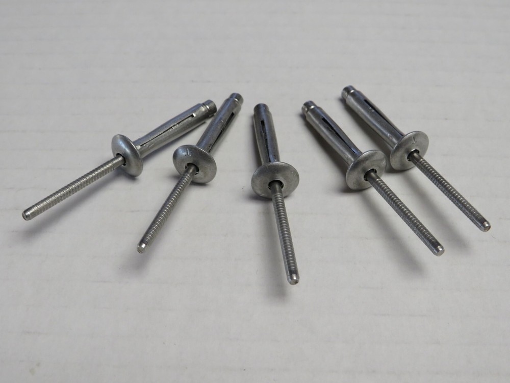 3/16 X 0.187 TO 0.375 GRIP TRI-FOLD ALUMINUM DOME HEAD EXPLODING ( 50 ) RIVETS*