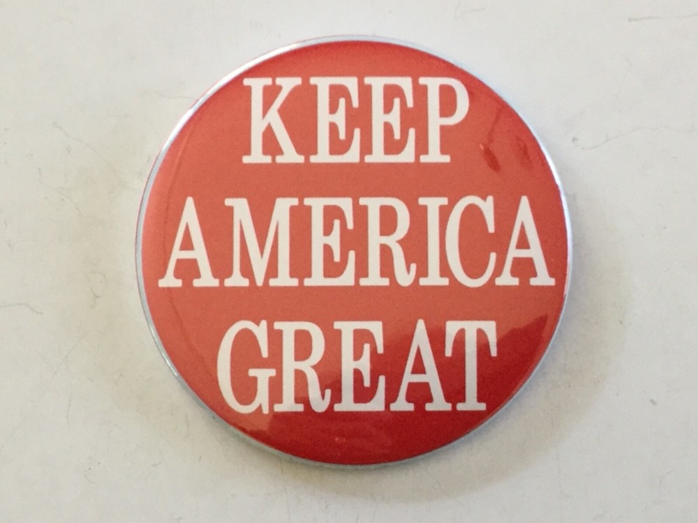 KEEP AMERICA GREAT Buttons - 3" and 1 1/2" Set