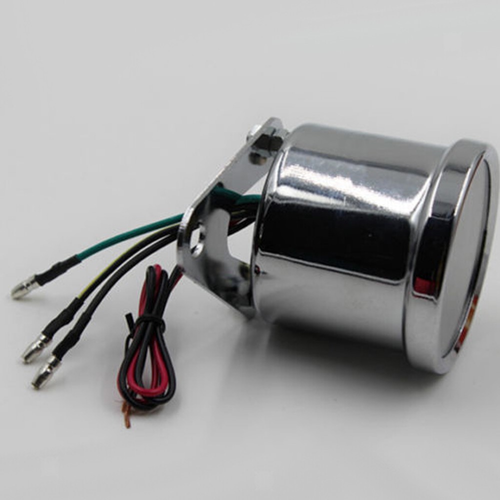 Universal Motorcycle Dual Gauge For