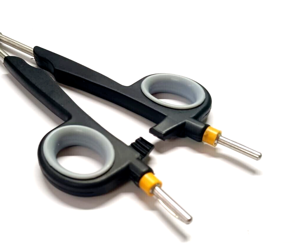 2pc Laparoscopic Biclamp Vessel Sealer & Cable Surgical Instruments