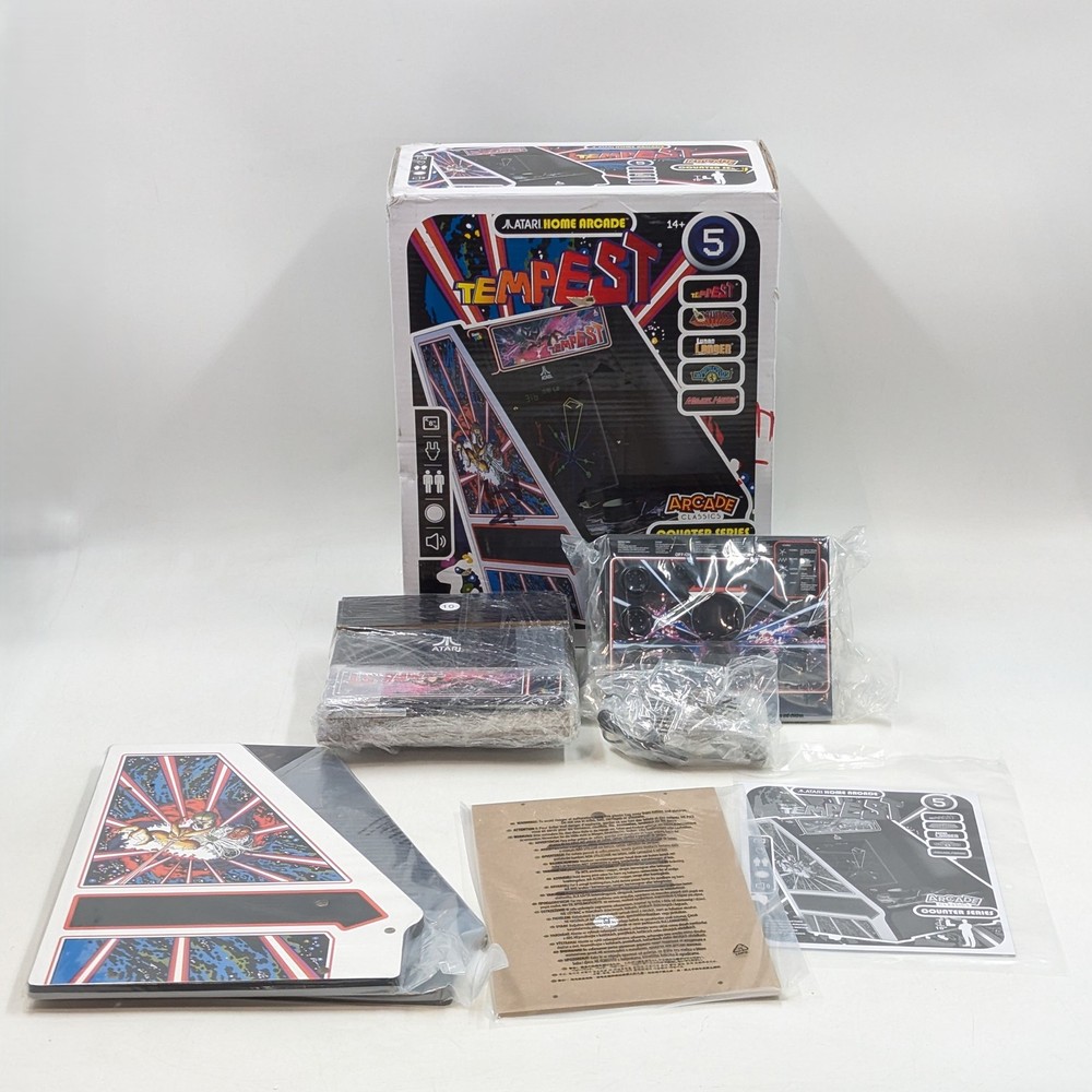 Arcade Classics Atari Tempest Counter Series Arcade Game with 8" Screen (09703)