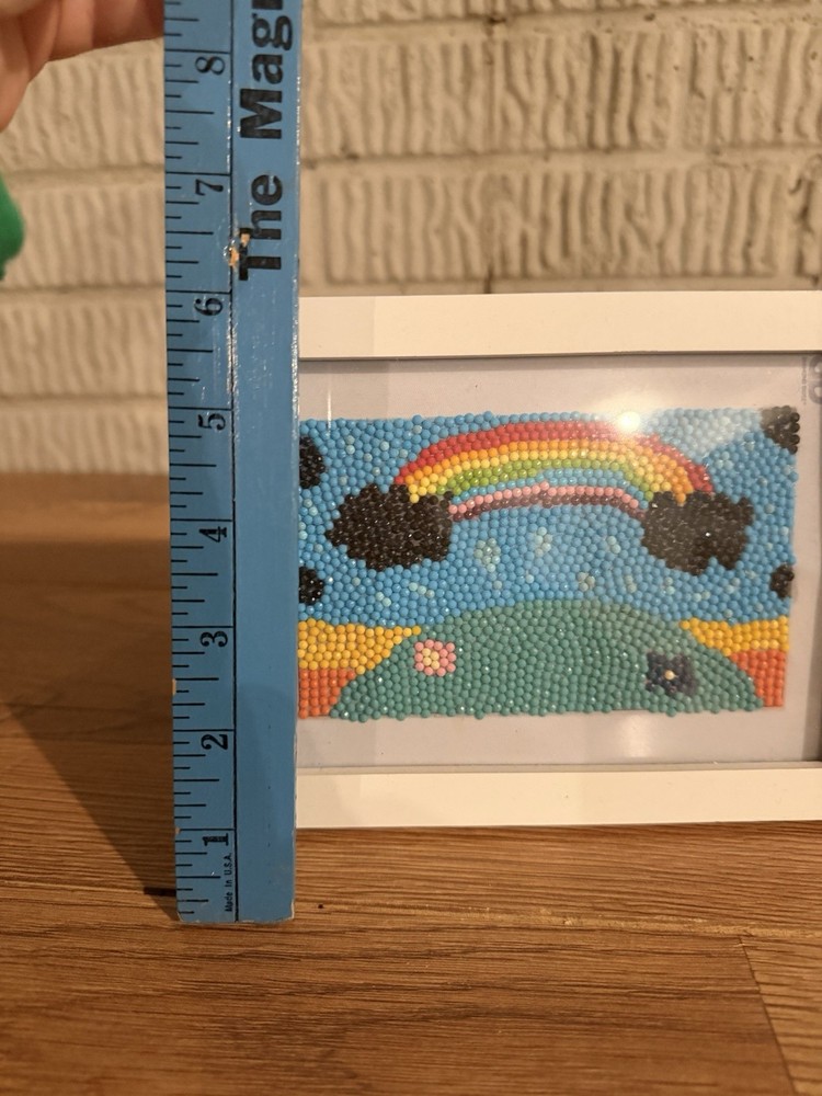 Diamond Art Rainbow In Frame