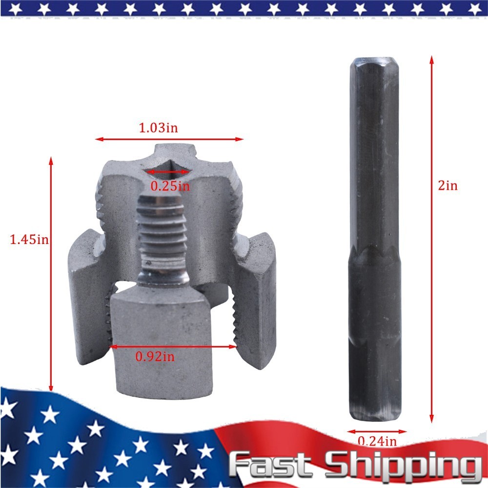 PVC Pipe Threader Kit With Internal & External Threading Tool - USA Standard