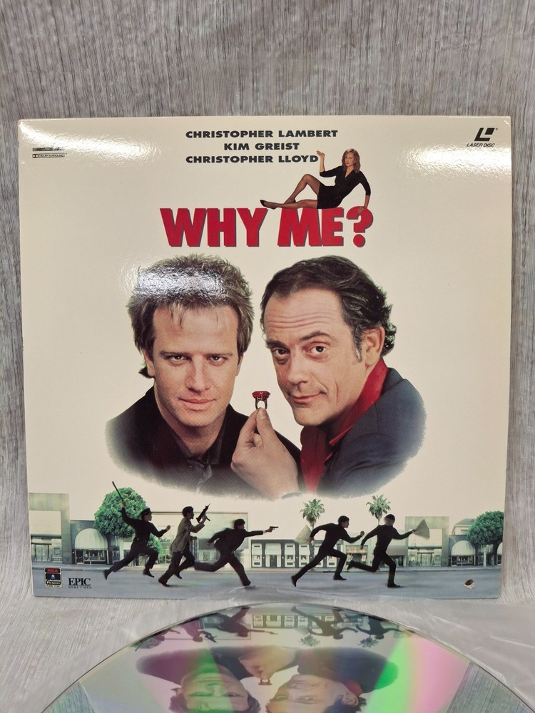 Why Me? Christopher Lambert Kim Greist Christopher Lloyd 1990 Crime Caper Comedy