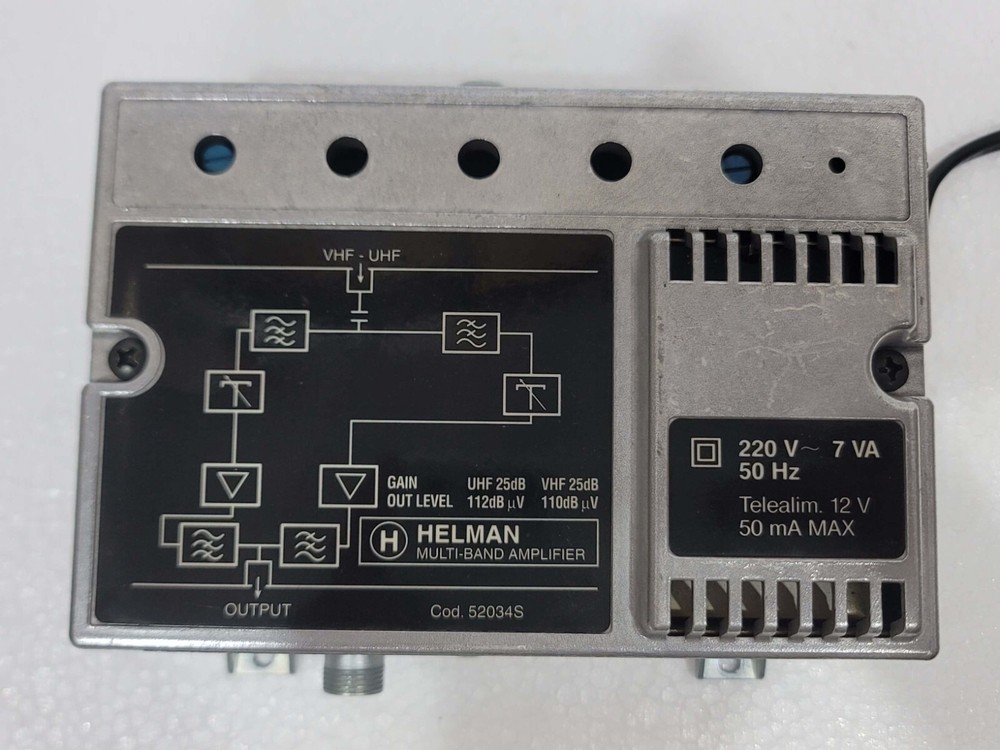 HELMAN MULTI-BAND AMPLIFIER Cod. 52034S FREE SHIPPING