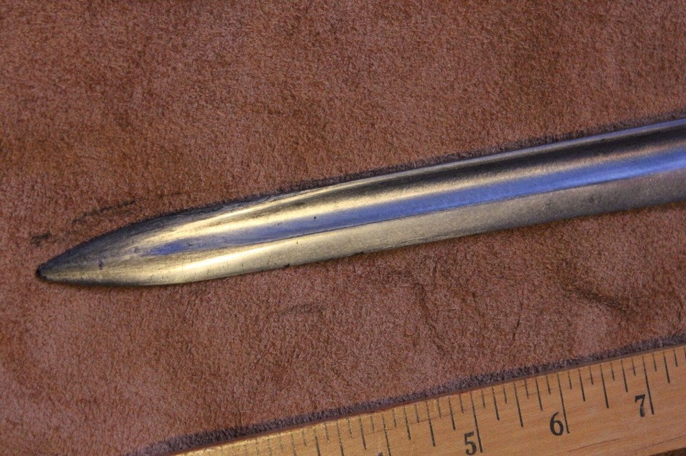 WW2 Modified M1935 Turkish Mauser Bayonet Marked AS