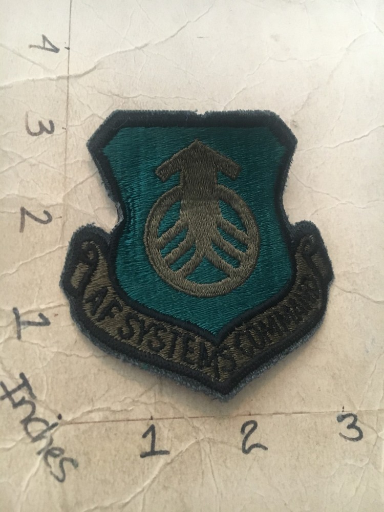 USAF Systems Command Squadron subdued patch 6/3/25