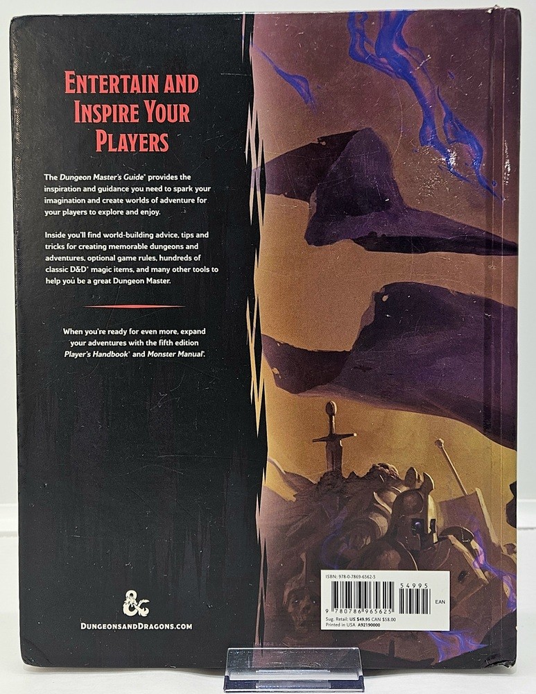 Dungeons & Dragons Dungeon Master's Guide 5e D&D Rulebook
