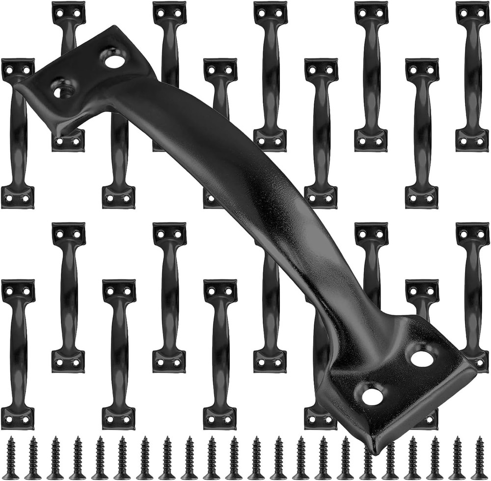 HOME MASTER HARDWARE 20 Pack 6-1/2 Inch Gate Pull Door Handles Metal Gate Pulls